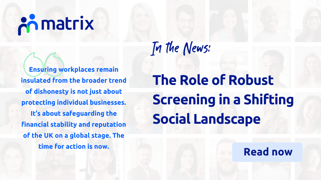 The Role of Robust Screening in a Shifting Social Landscape