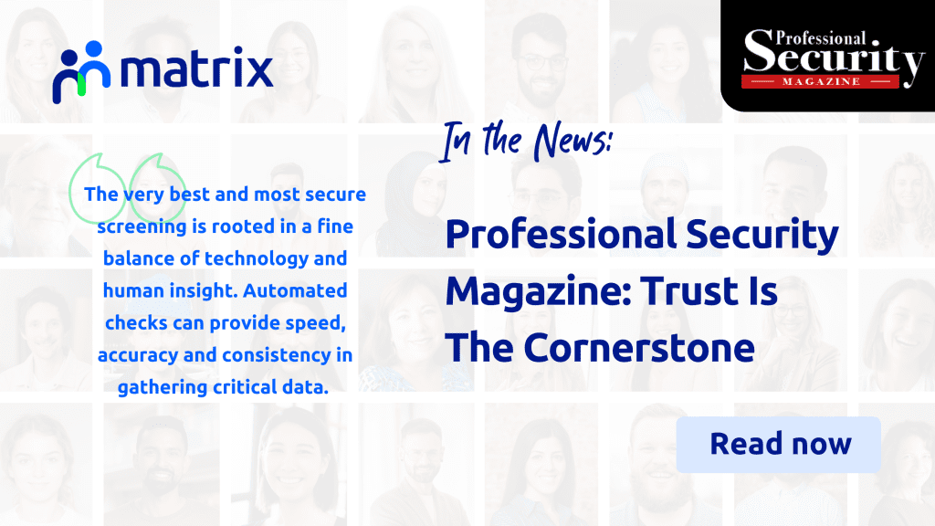 Professional Security Magazine: Trust Is The Cornerstone