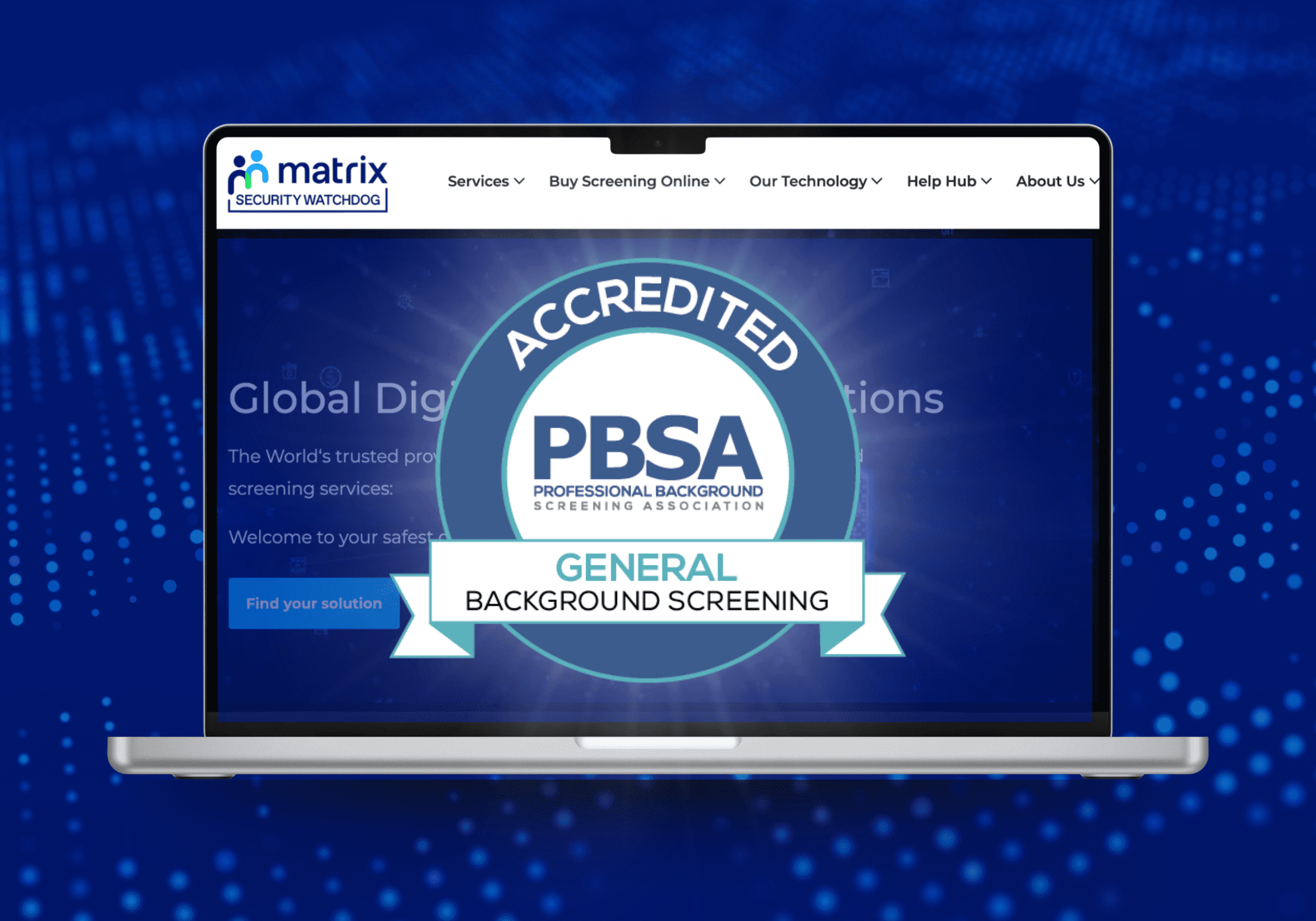 BSCC Accredited Screening Provider: Matrix Security Watchdog Earns Prestigious PBSA Accreditation