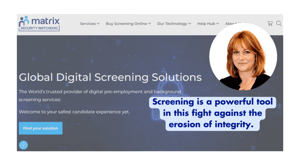 Professional Security Magazine: Screening For Restoring UK Integrity
