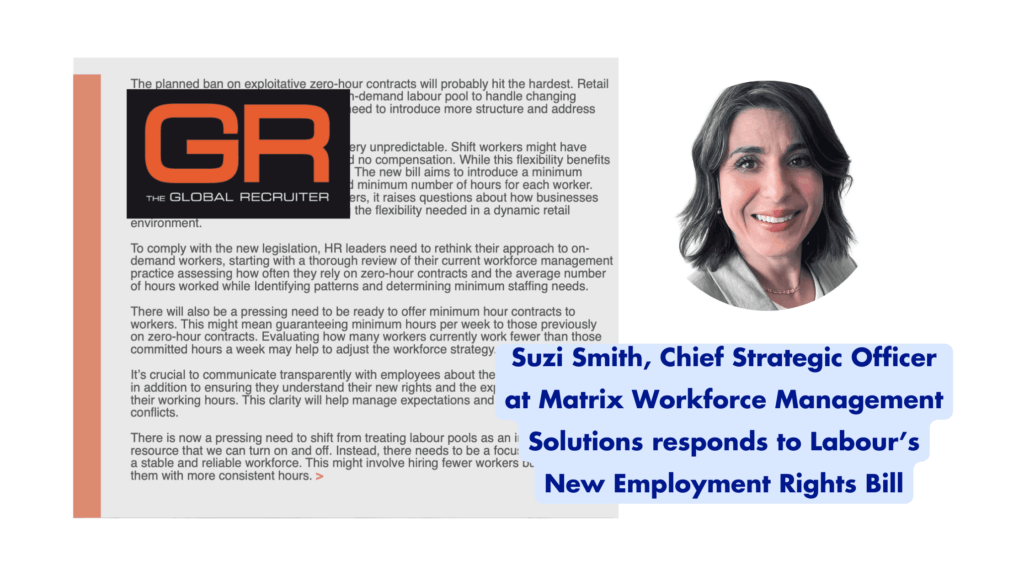 The Global Recruiter: Getting Ahead Of The Curve - How Employers Should Prepare For The new Employment Rights Bill